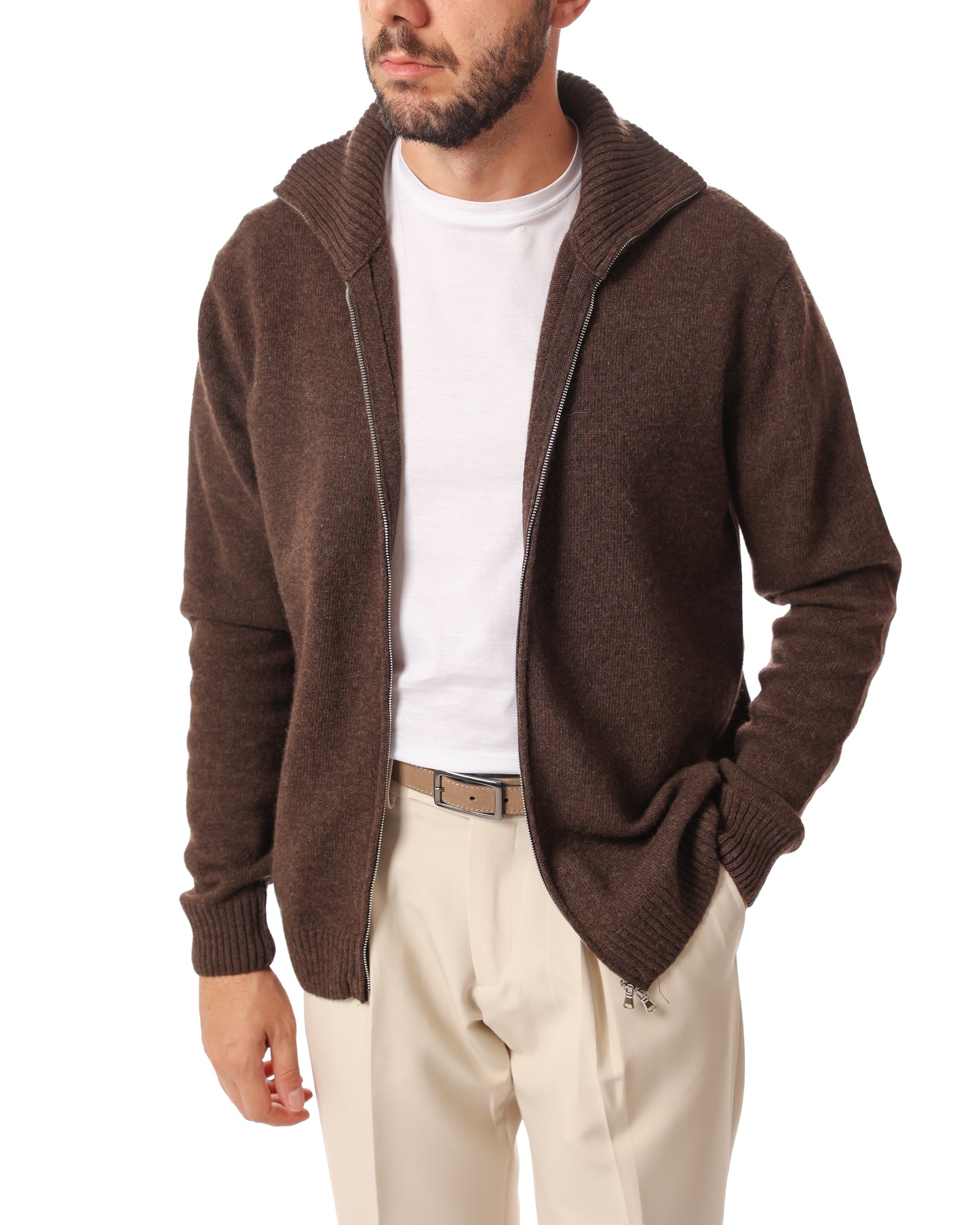 Giacca in maglia camionista