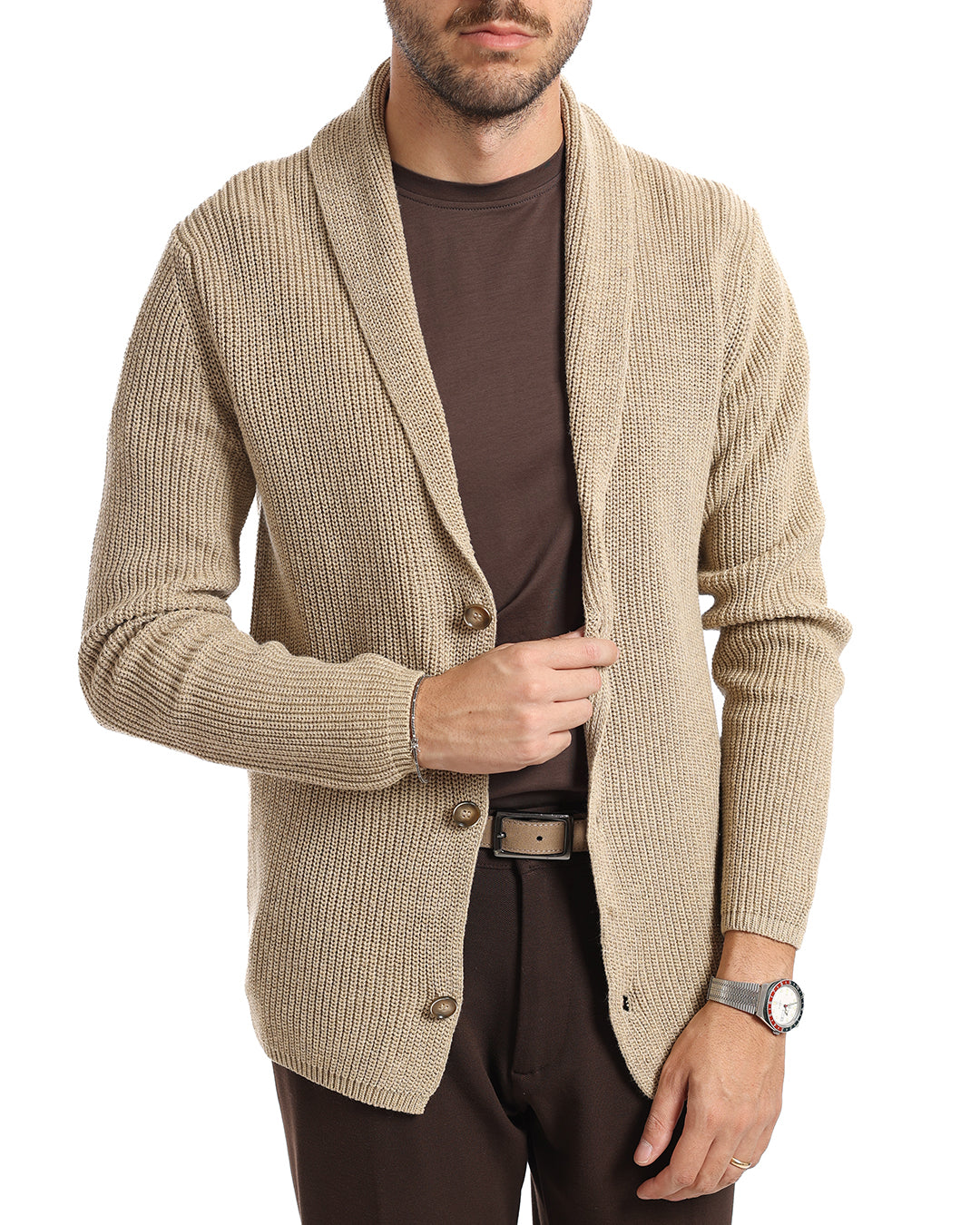 Cardigan giacca sciallato