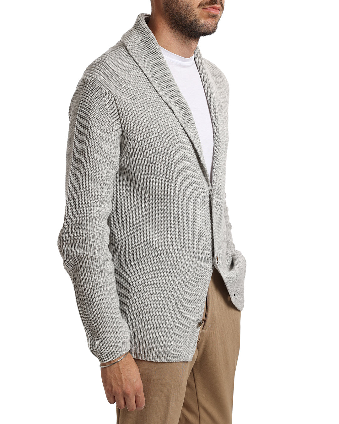 Cardigan giacca sciallato