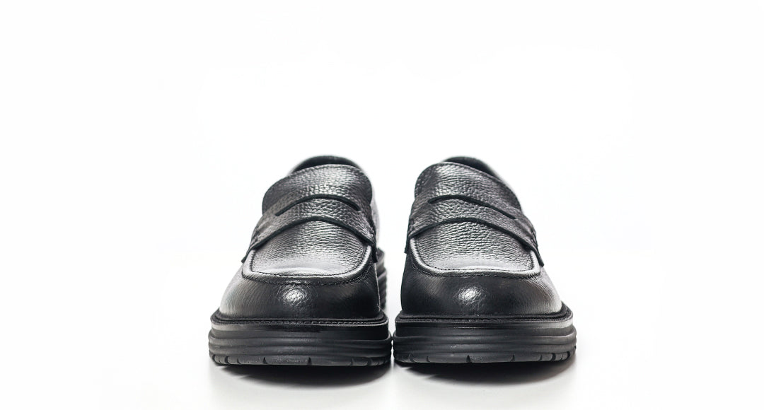 Loafer fondo alto nero