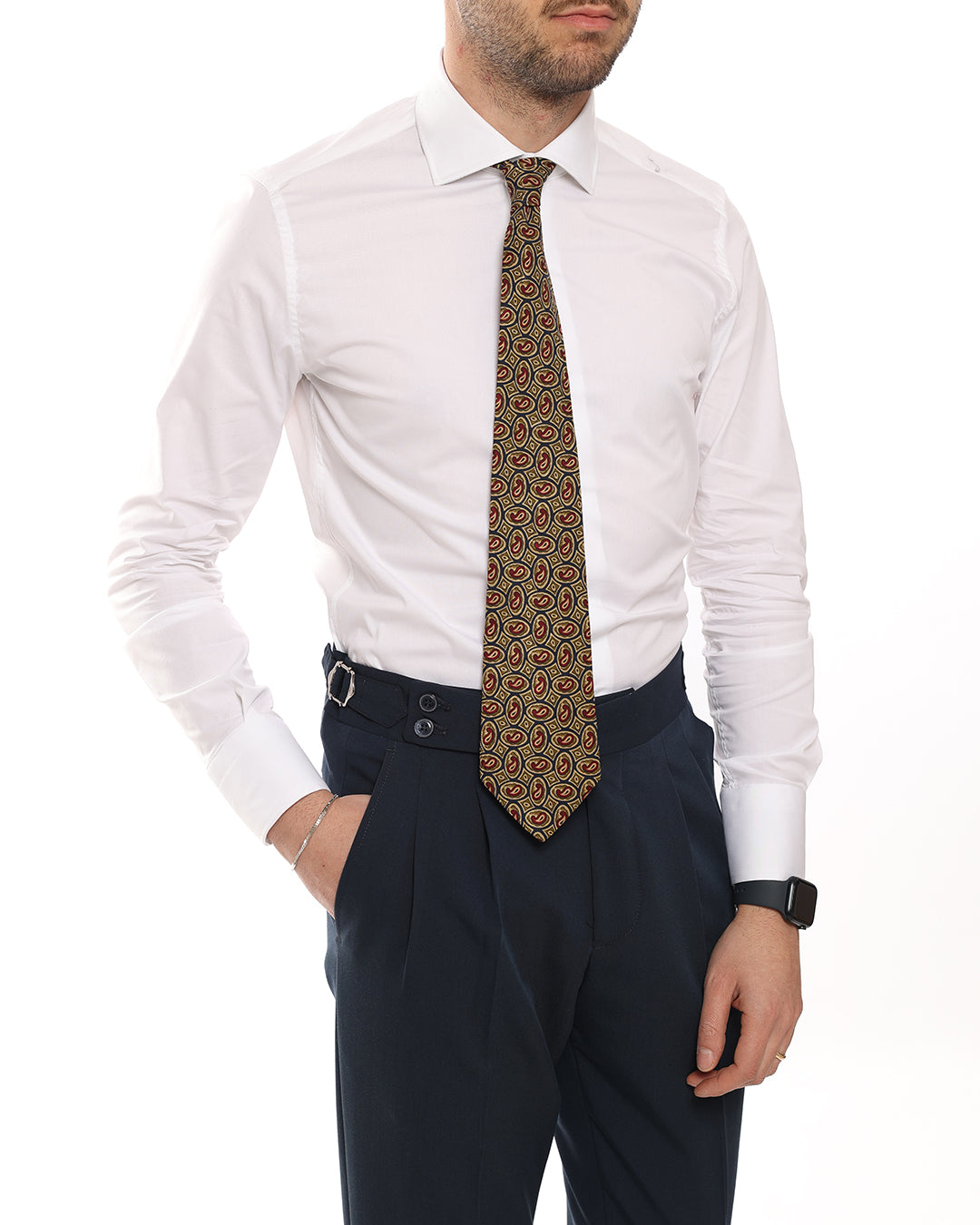 Abito doppio petto monaco blu navy