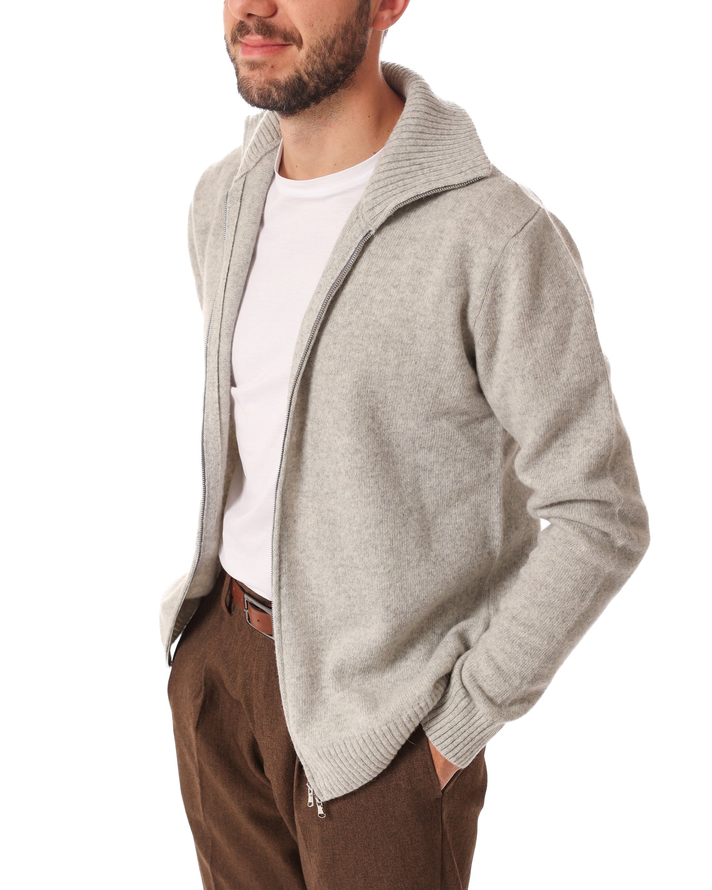 Giacca in maglia camionista