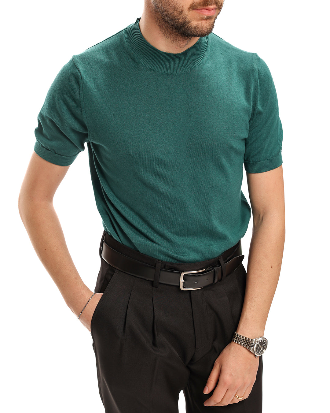 Lupetto mezza manica in filo