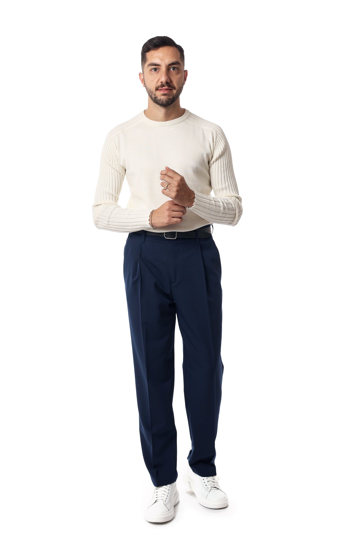 Maglia girocollo coste Malibu