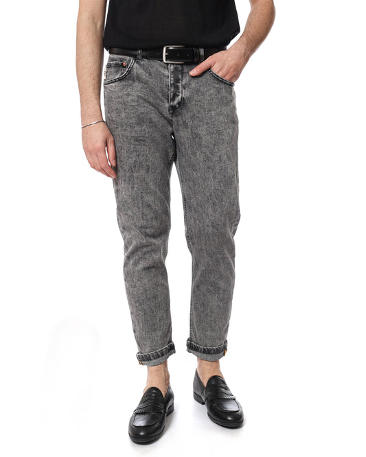 Denim straight Black