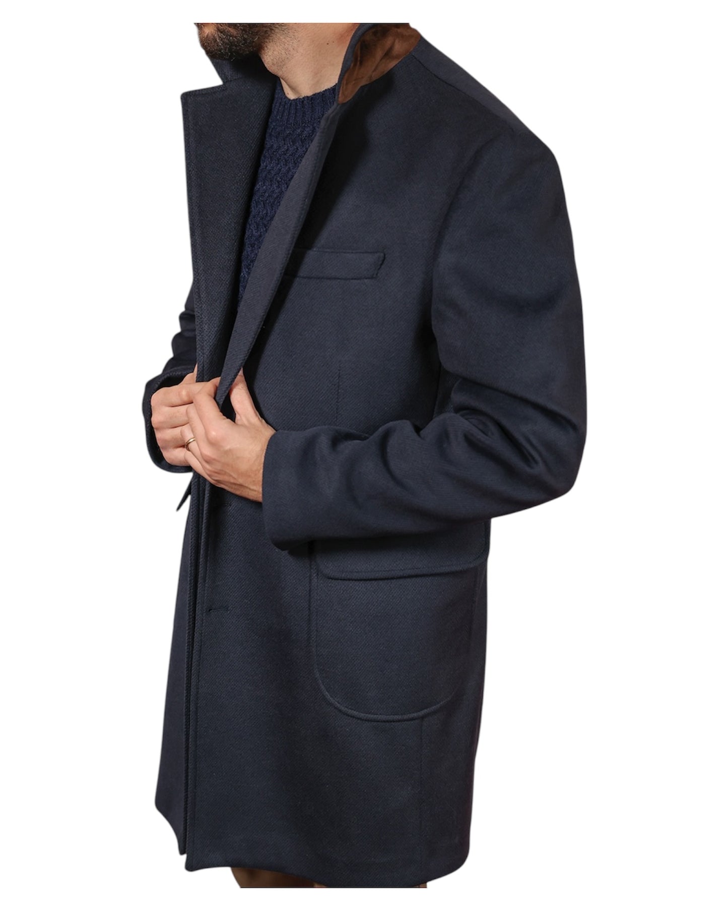 Cappotto baronetto blu