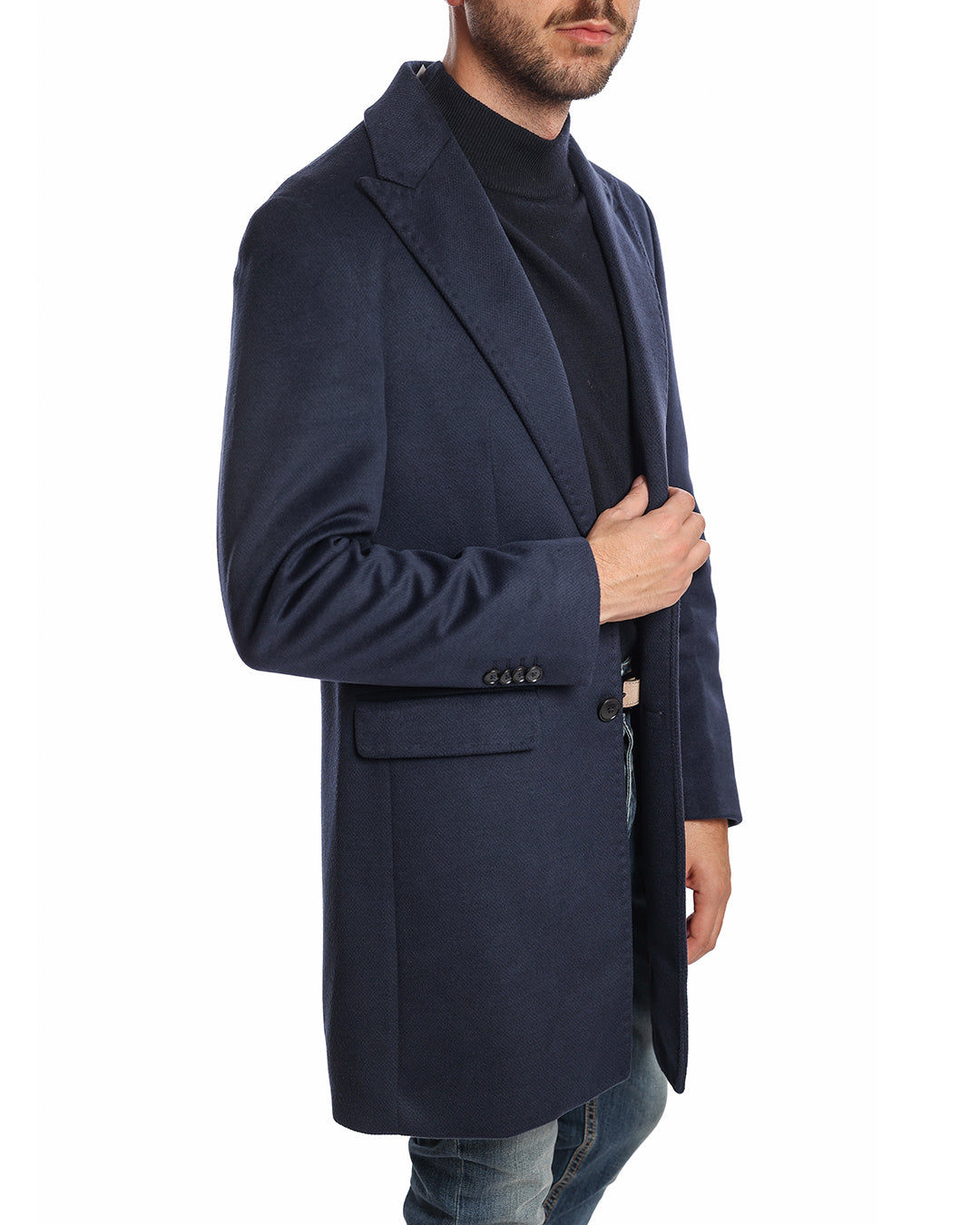 Cappotto monopetto due bottoni