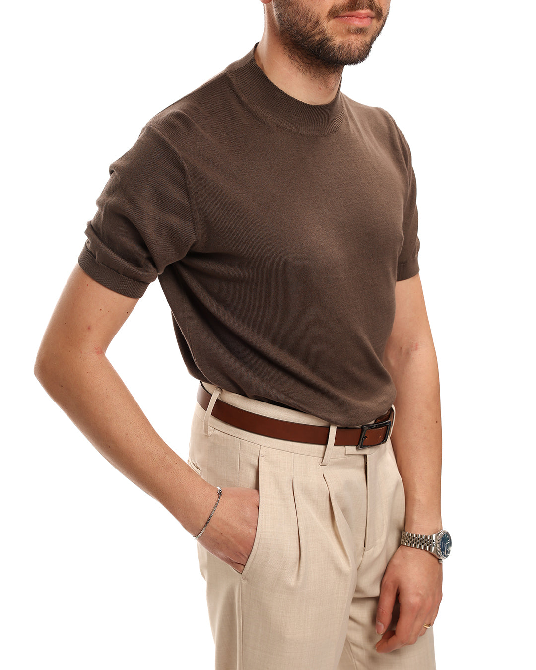 Lupetto mezza manica in filo