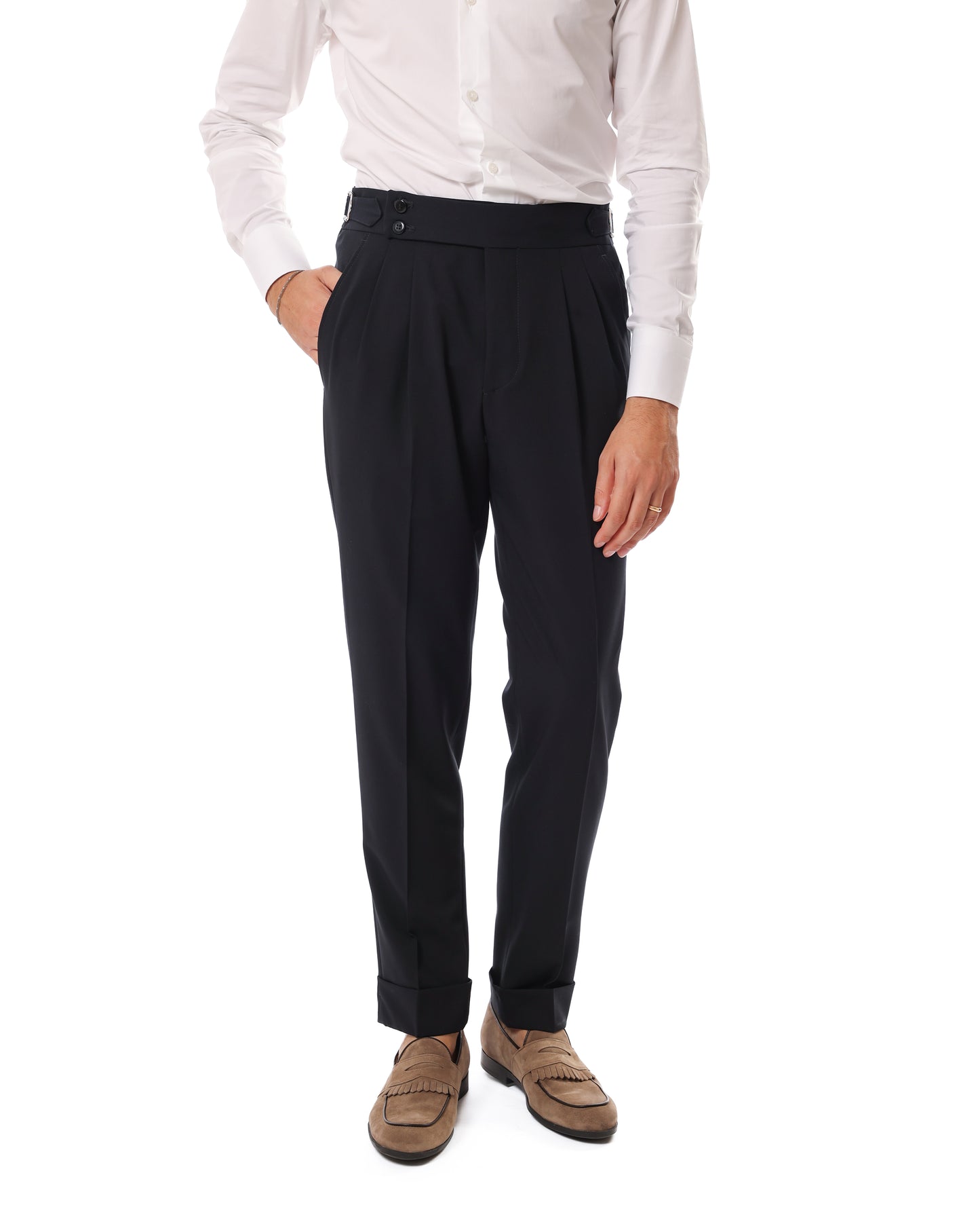 Abito doppio petto blu navy