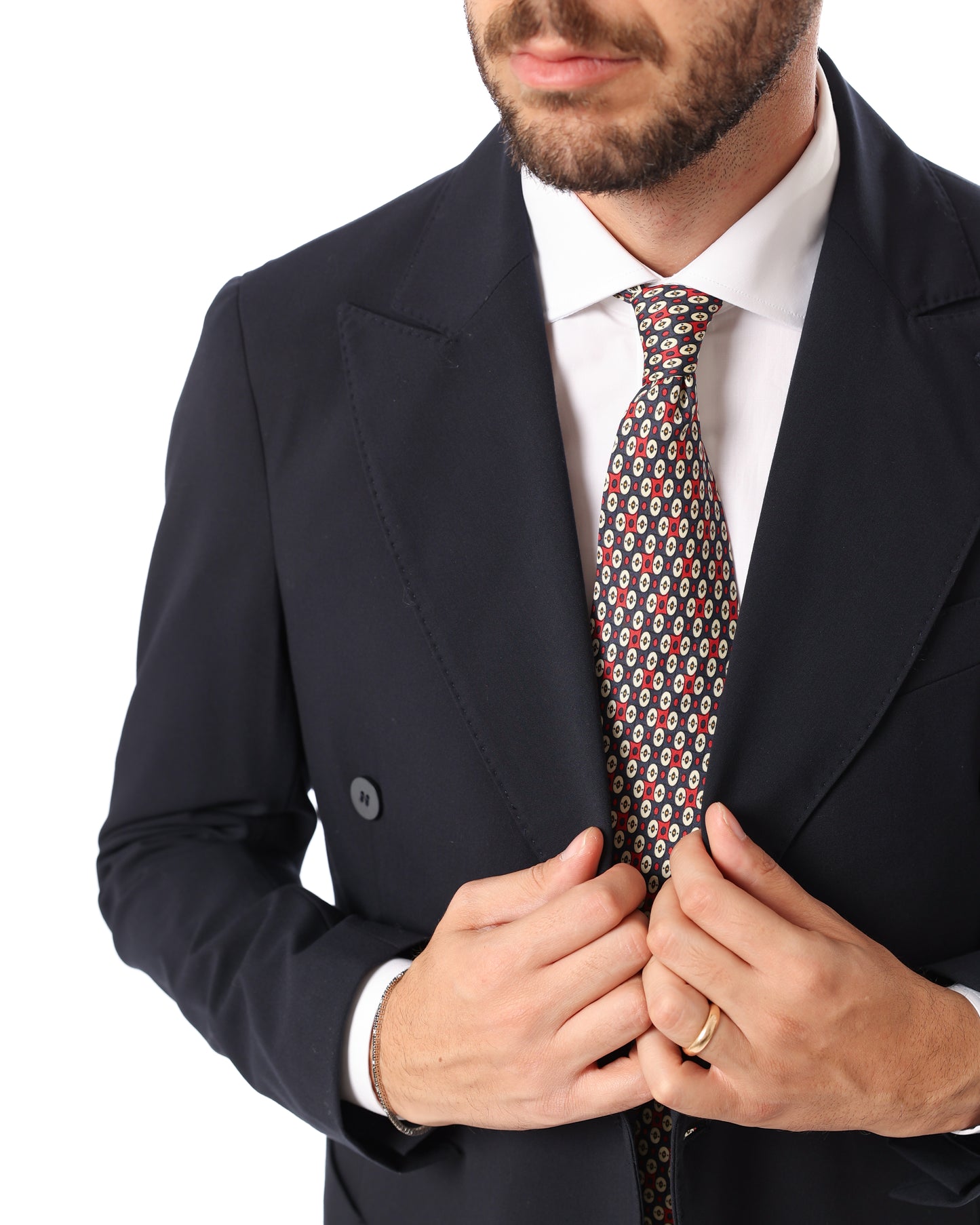 Abito doppio petto blu navy