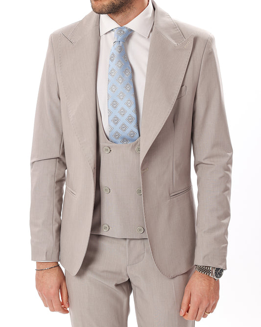 Monopetto grigio perla