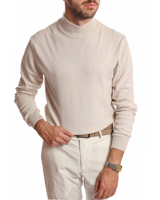 Lupetto in misto cashmere