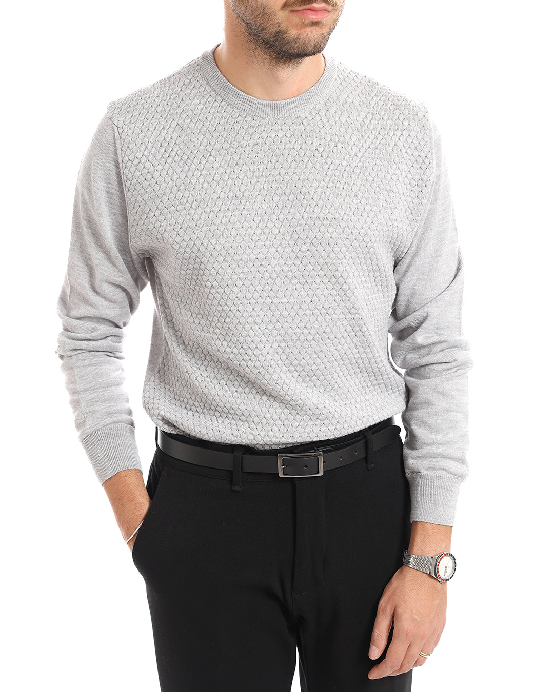 Pullover nido d’ape