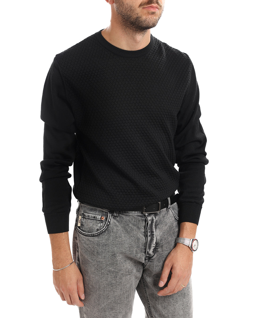 Pullover nido d’ape