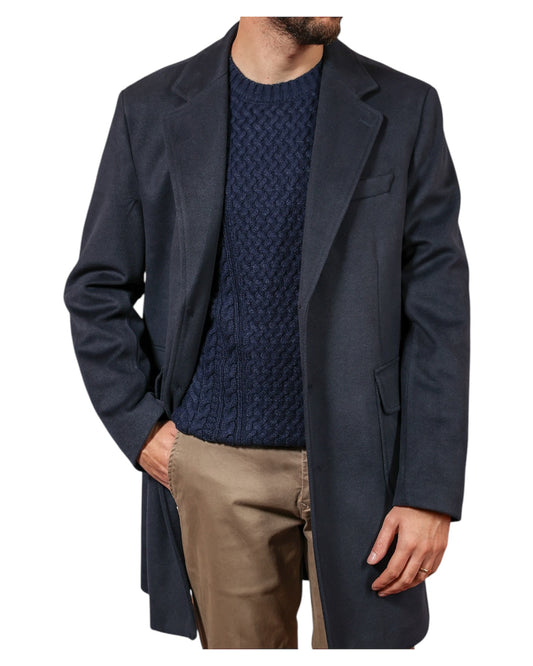 Cappotto baronetto blu