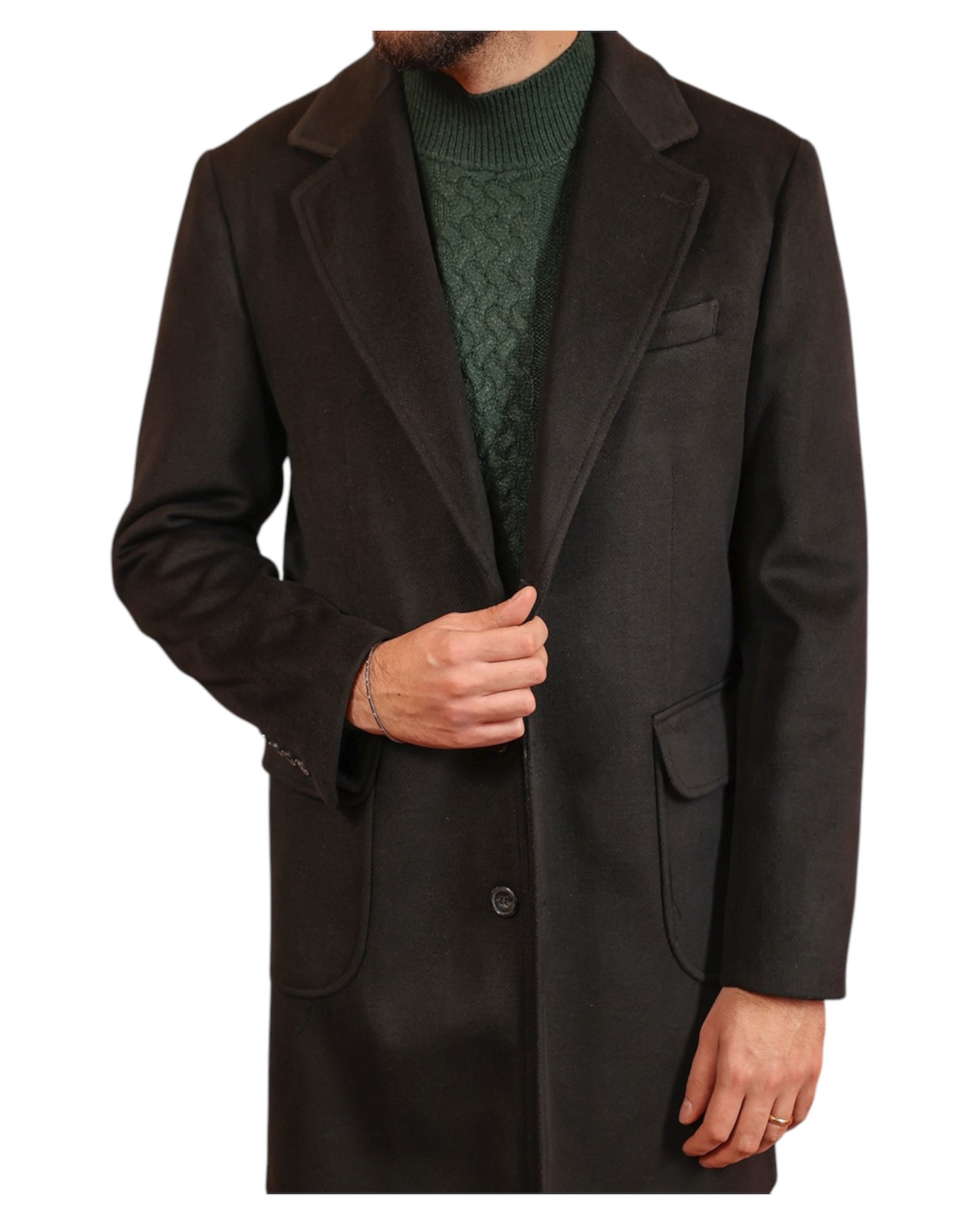 Cappotto baronetto nero