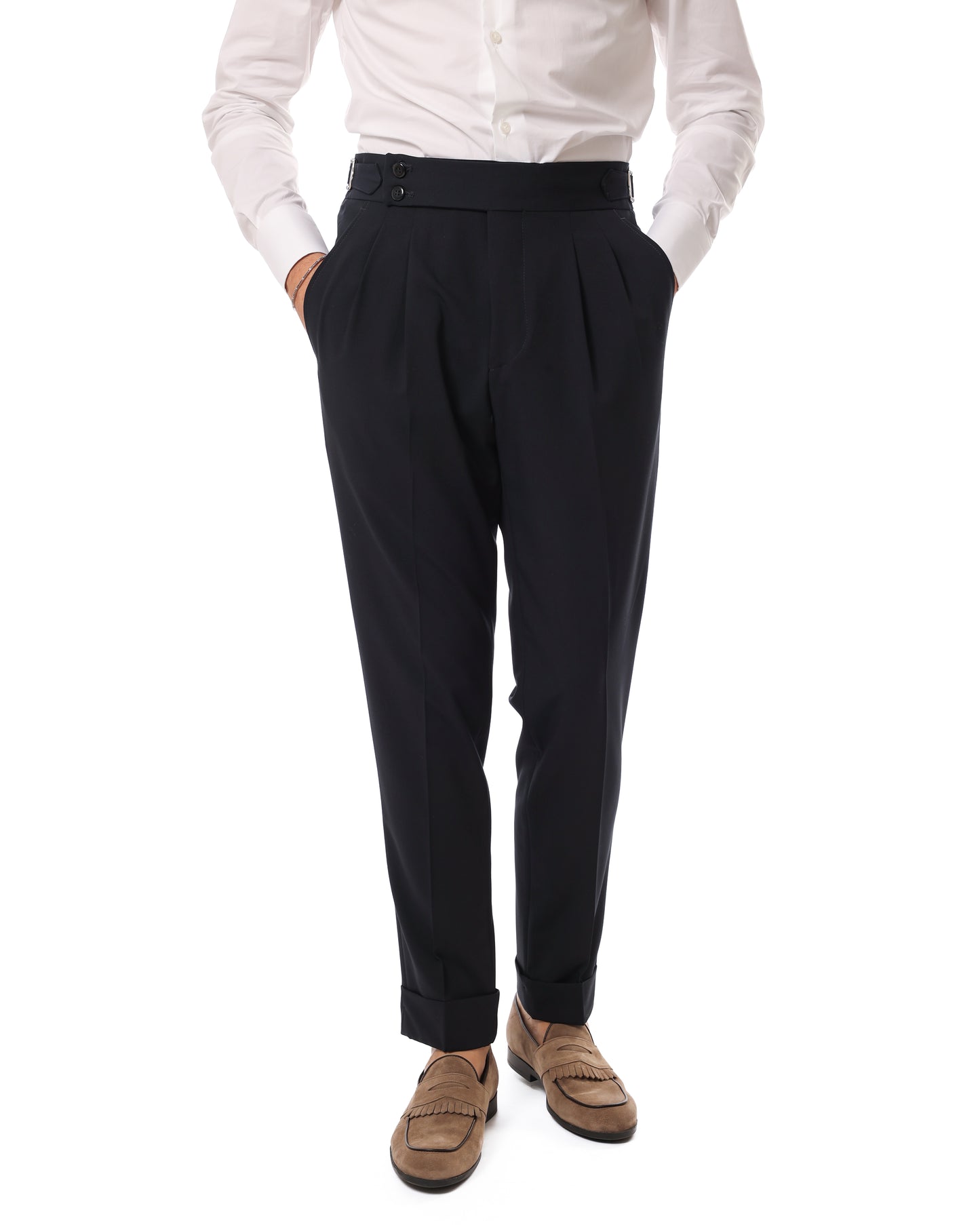 Abito doppio petto blu navy