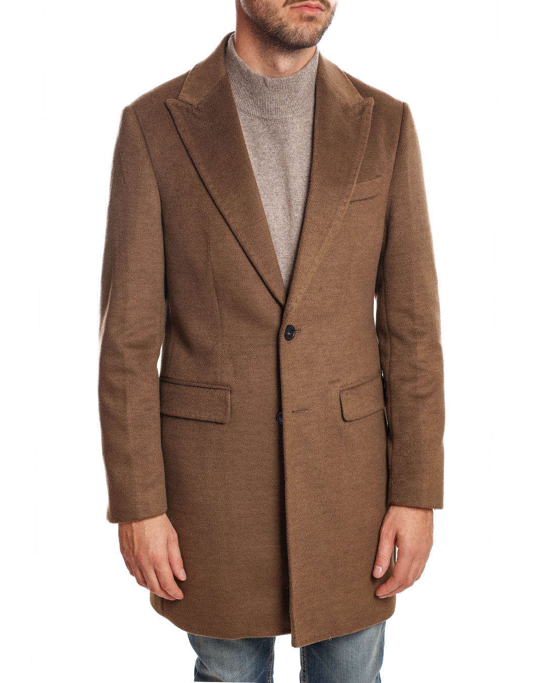 Cappotto monopetto due bottoni