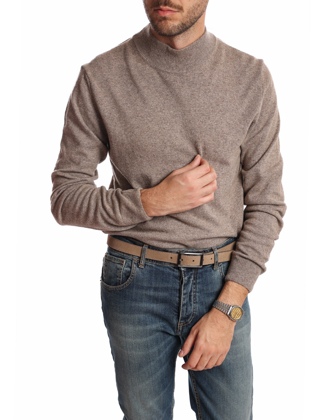 Lupetto in misto cashmere