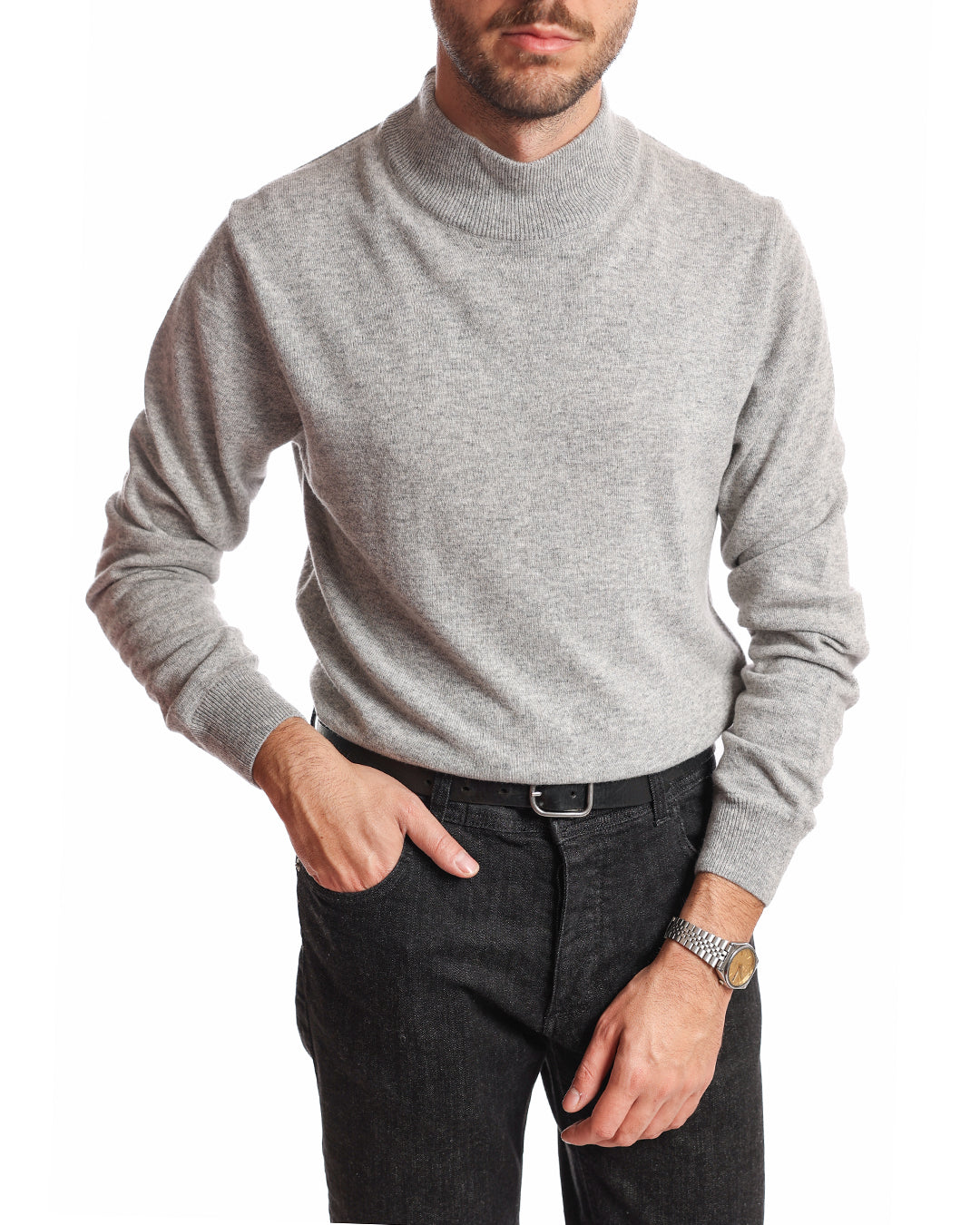 Lupetto in misto cashmere