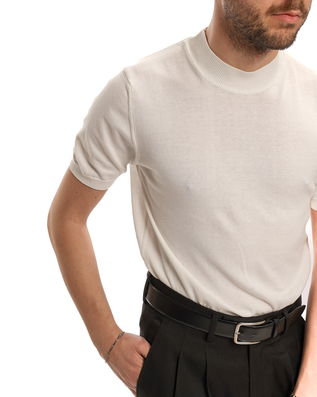 Lupetto mezza manica in filo