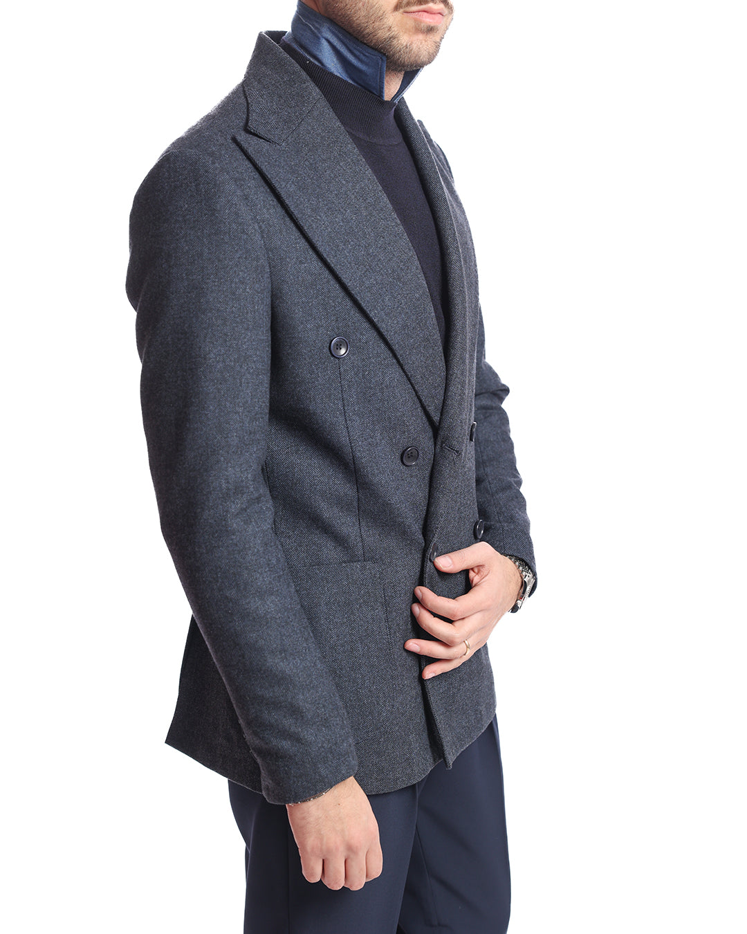 Blazer in misto lana